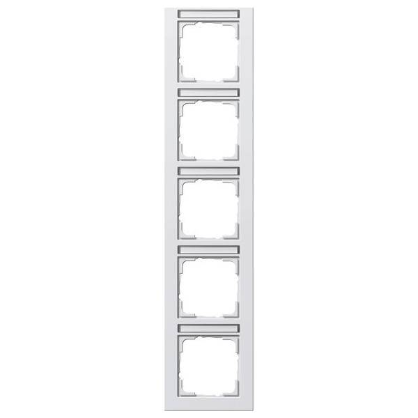 Gira Abdeckrahmen 5f. rws/matt 111522