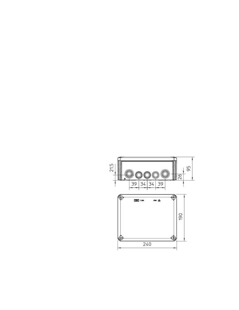OBO Bettermann Kabelabzweigkasten T 250 RW