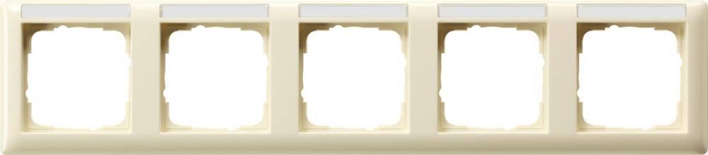 Gira Abdeckrahmen 5-f.cw gl 109501
