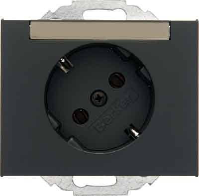 Berker SCHUKO-Steckdose anth/matt 47287106