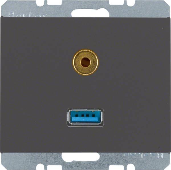 Berker Steckdose USB/3,5mm Audio 3315397006