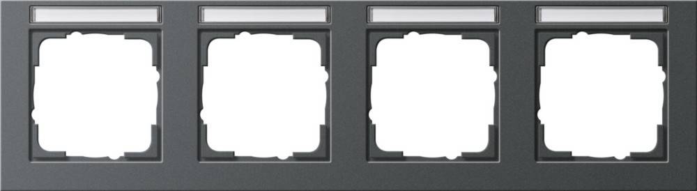 Gira Abdeckrahmen 4f. anth 109423