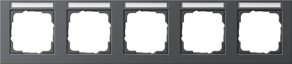 Gira Abdeckrahmen 5f.anth 109523