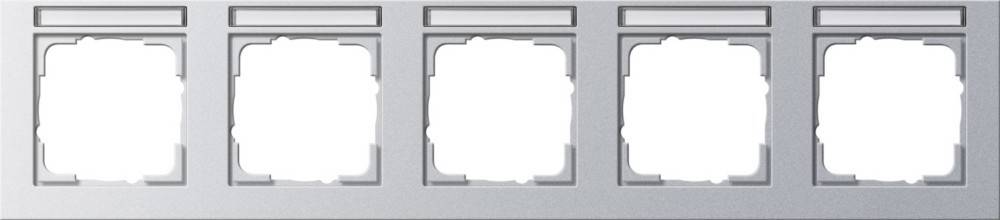 Gira Abdeckrahmen 5f.alu 109525