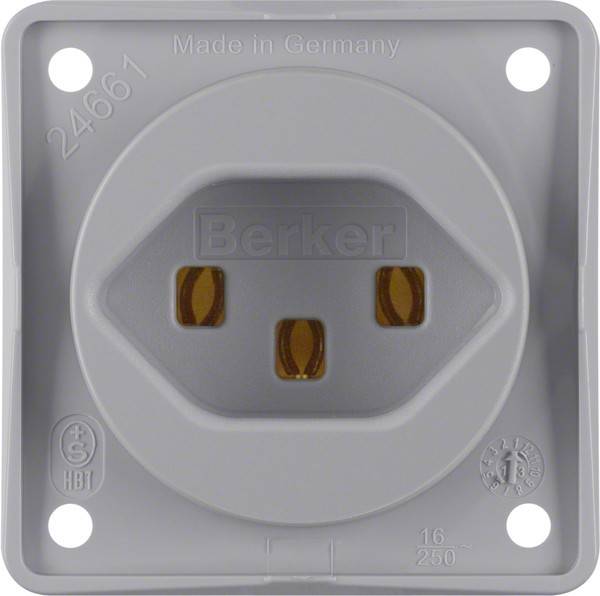 Berker Steckdose gr/matt 962592506