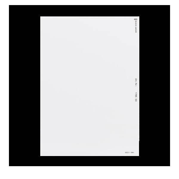 Busch-Jaeger Beschriftungsbogen 1799/03