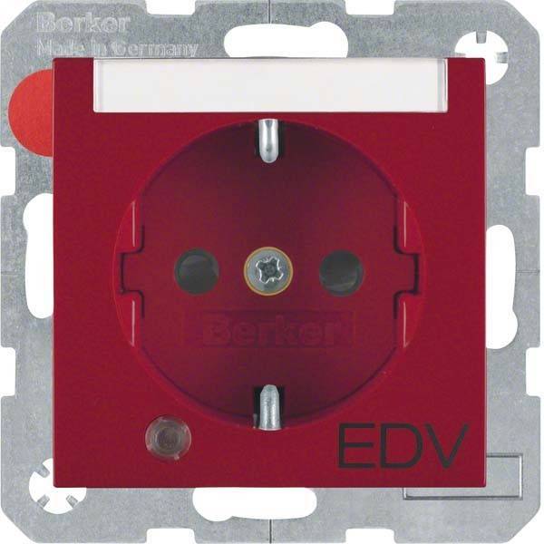 Berker SCHUKO-Steckdose rt matt 41101915