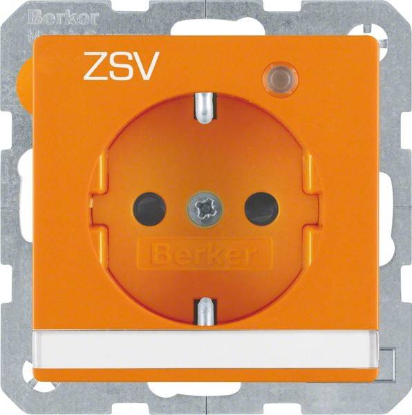 Berker SCHUKO-Steckdose or samt 41106014