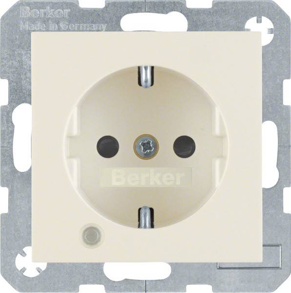 Berker SCHUKO-Steckdose ws/gl 41108982