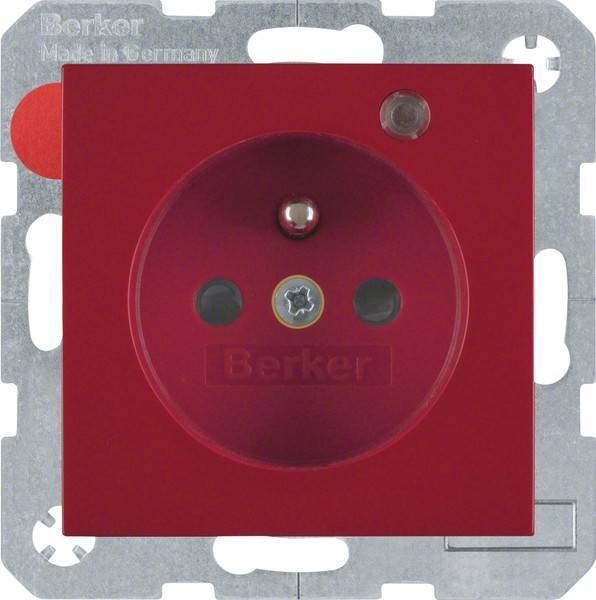 Berker Steckdose rt/gl 6765098915