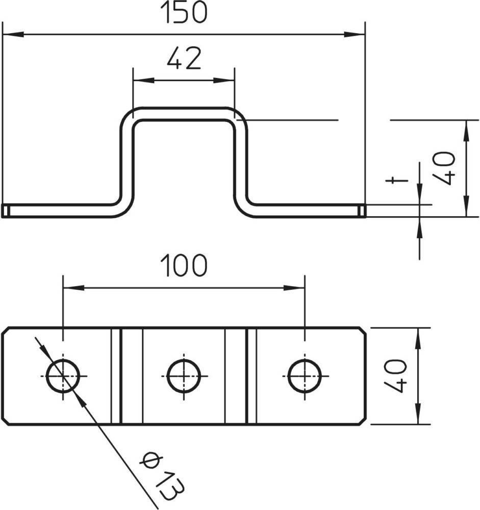 OBO Bettermann Omegabügel GMS 3 O 4141 A2