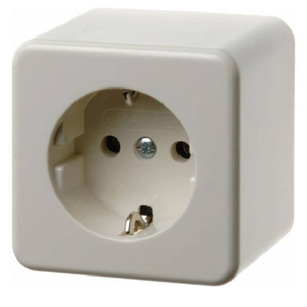 Berker Schuko-Steckdose ws/gl 470040