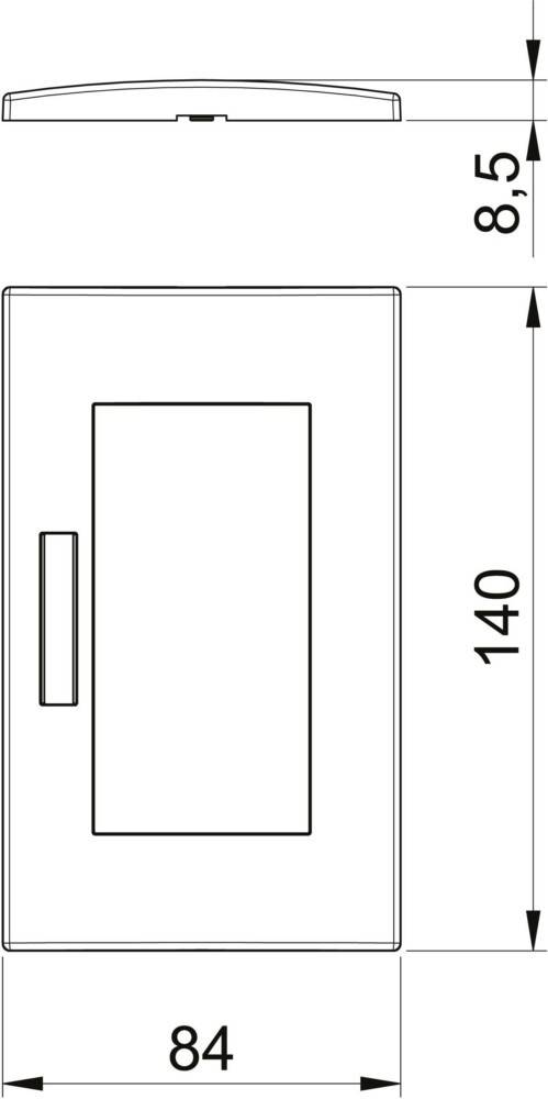 OBO Bettermann Abdeckrahmen AR45-BF2 AL