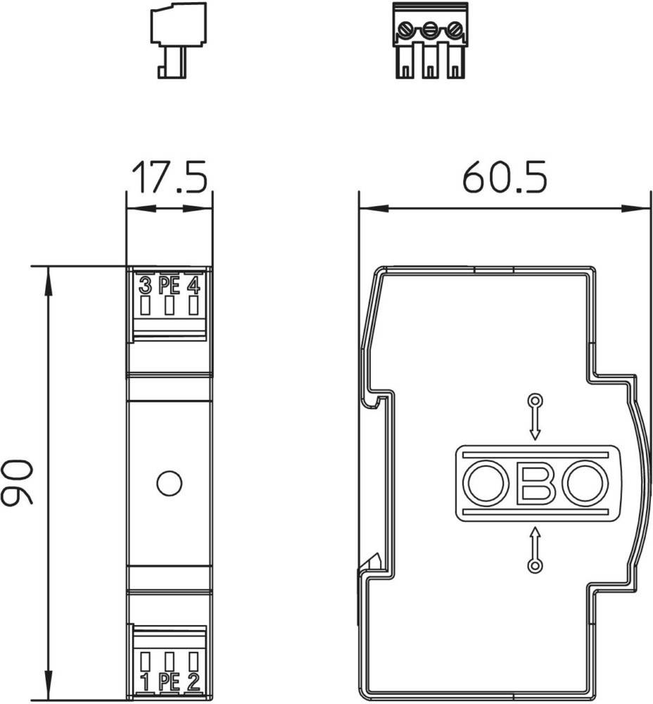 OBO Bettermann Blitzbarriere VF230-AC-FS