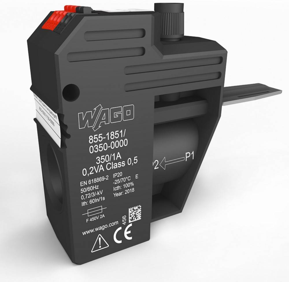 WAGO GmbH & Co. KG Aufsteck-Stromwandler 855-1851/350-000