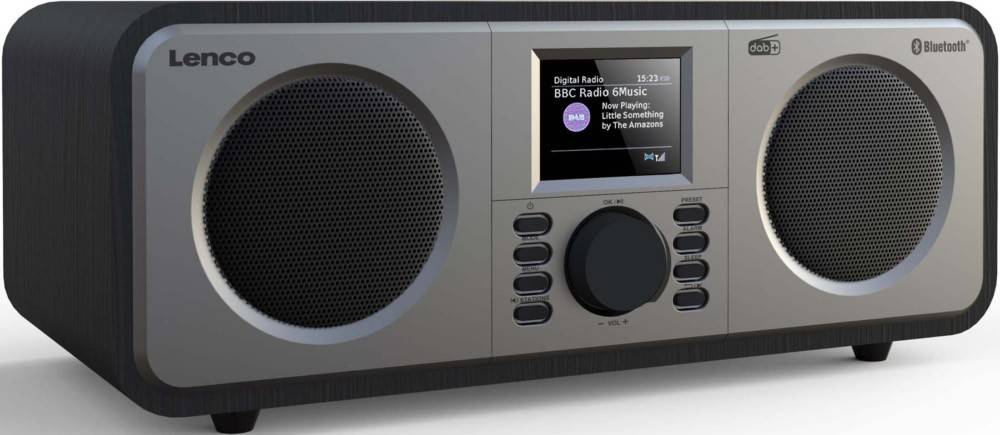 2 Stk. LENCO DAB+ Radio DAR-030 Black
