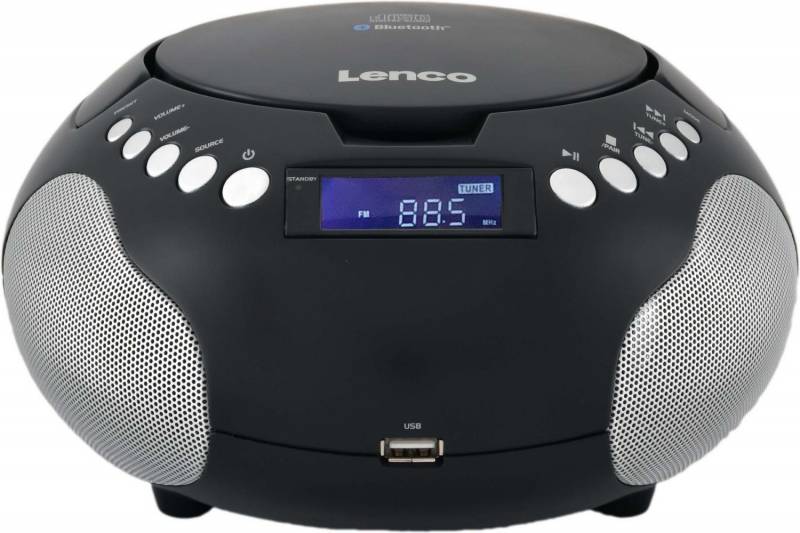 4 Stück LENCO Radio CD/MP3 SCD-331BK Black