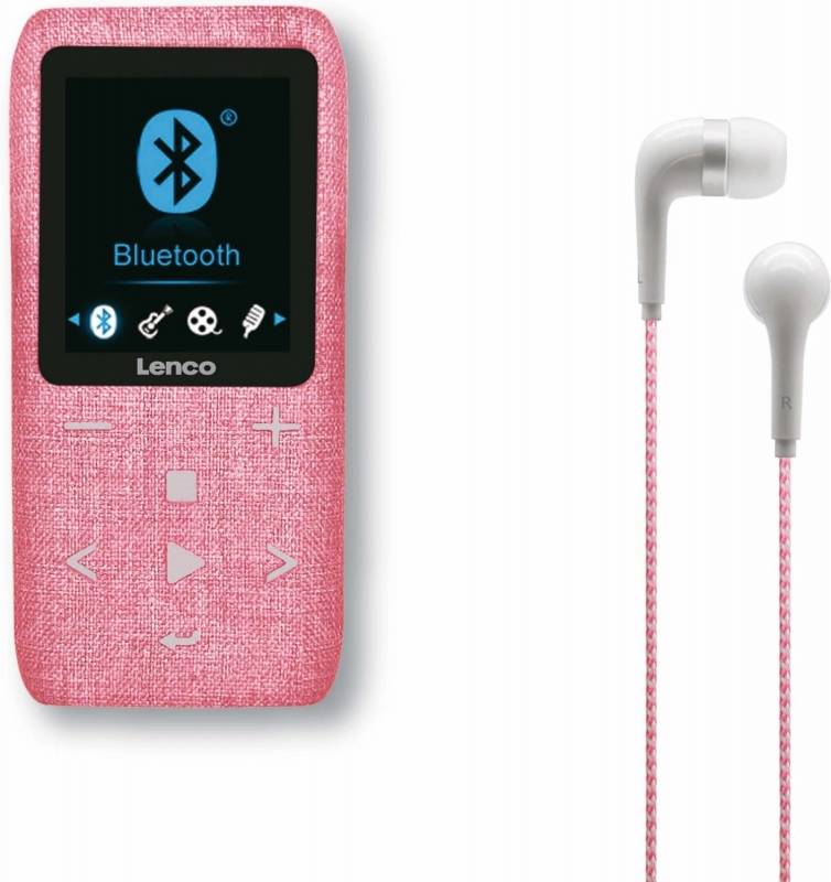 4 Stück Lenco MP4-Player mit Bluetooth XEMIO-861 Pink