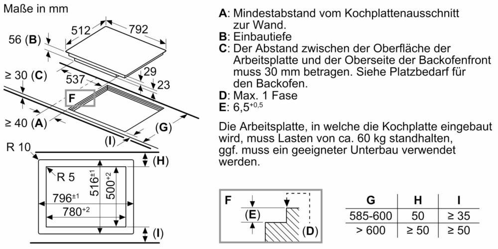 Bosch MDA EB-Autark-Kochfeld Indukt. PXY801DW4E
