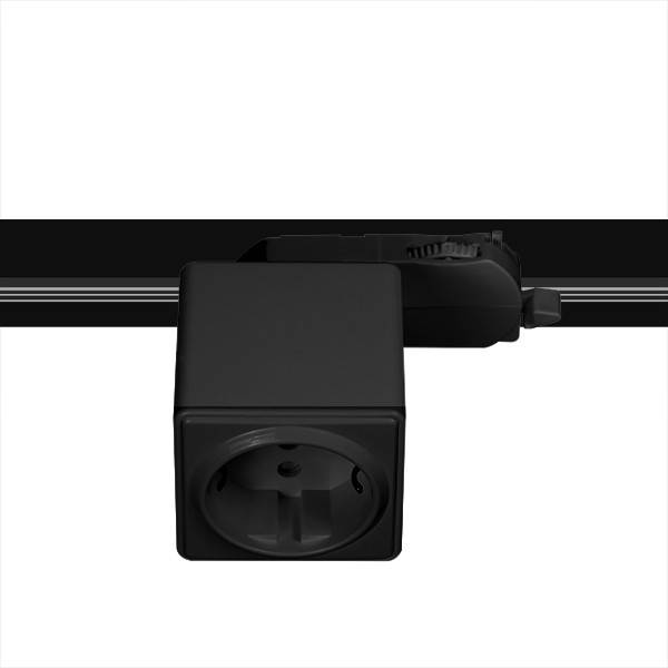 LTS Licht&Leuchten Steckdosenadapter ST-ZSchutzk/4230V sw