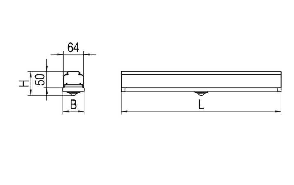 Ridi-Leuchten Tragschienen-Sensormodul VLMF-SEN500 #1500161