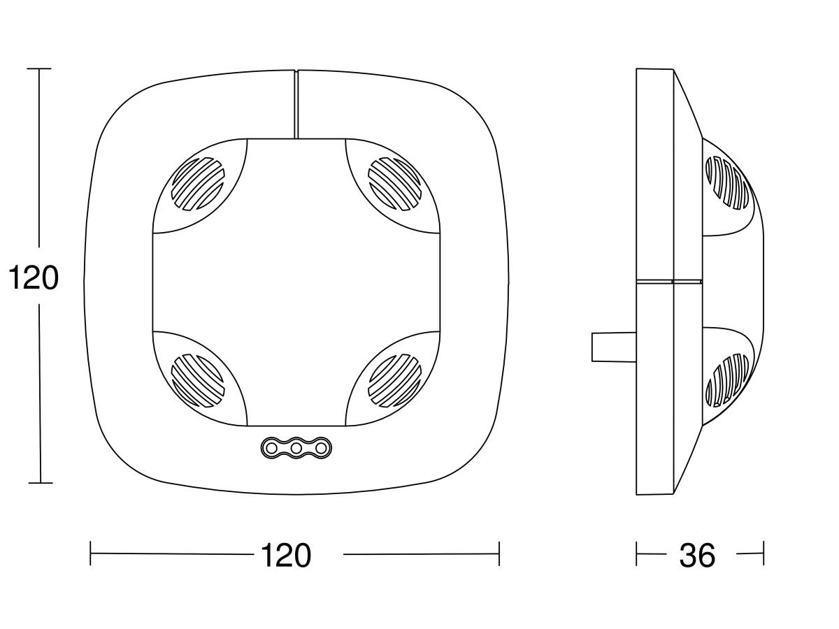 Steinel Präsenzmelder US 360 UP WS KNX
