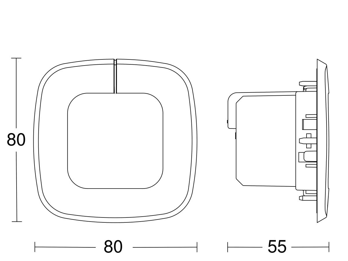 Steinel Präsenzmelder IR Quat SLIM 057510