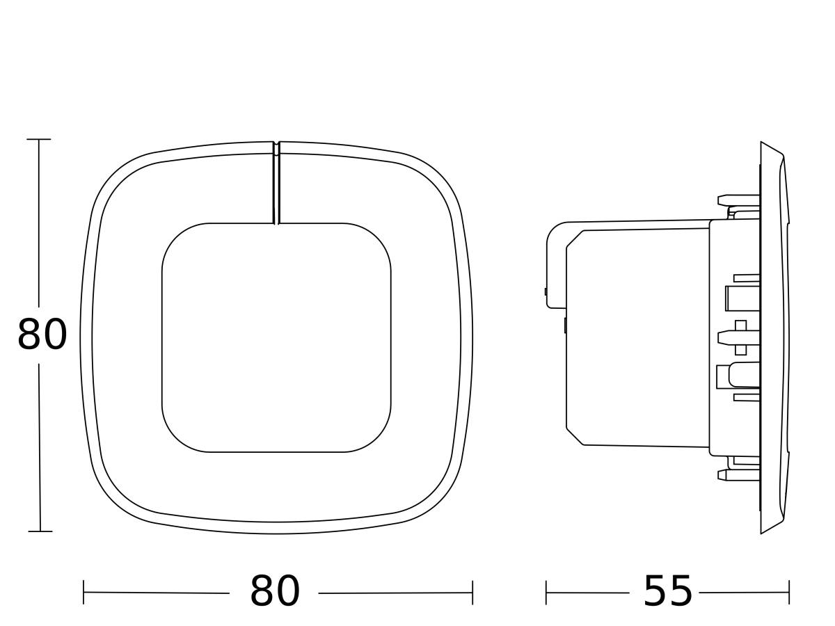 Steinel Präsenzmelder IR Quat SLIM 057510