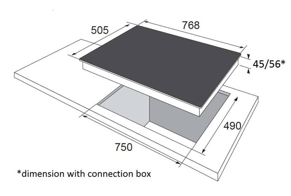 Amica EB-Autark-Kochfeld KMC 745 100 E