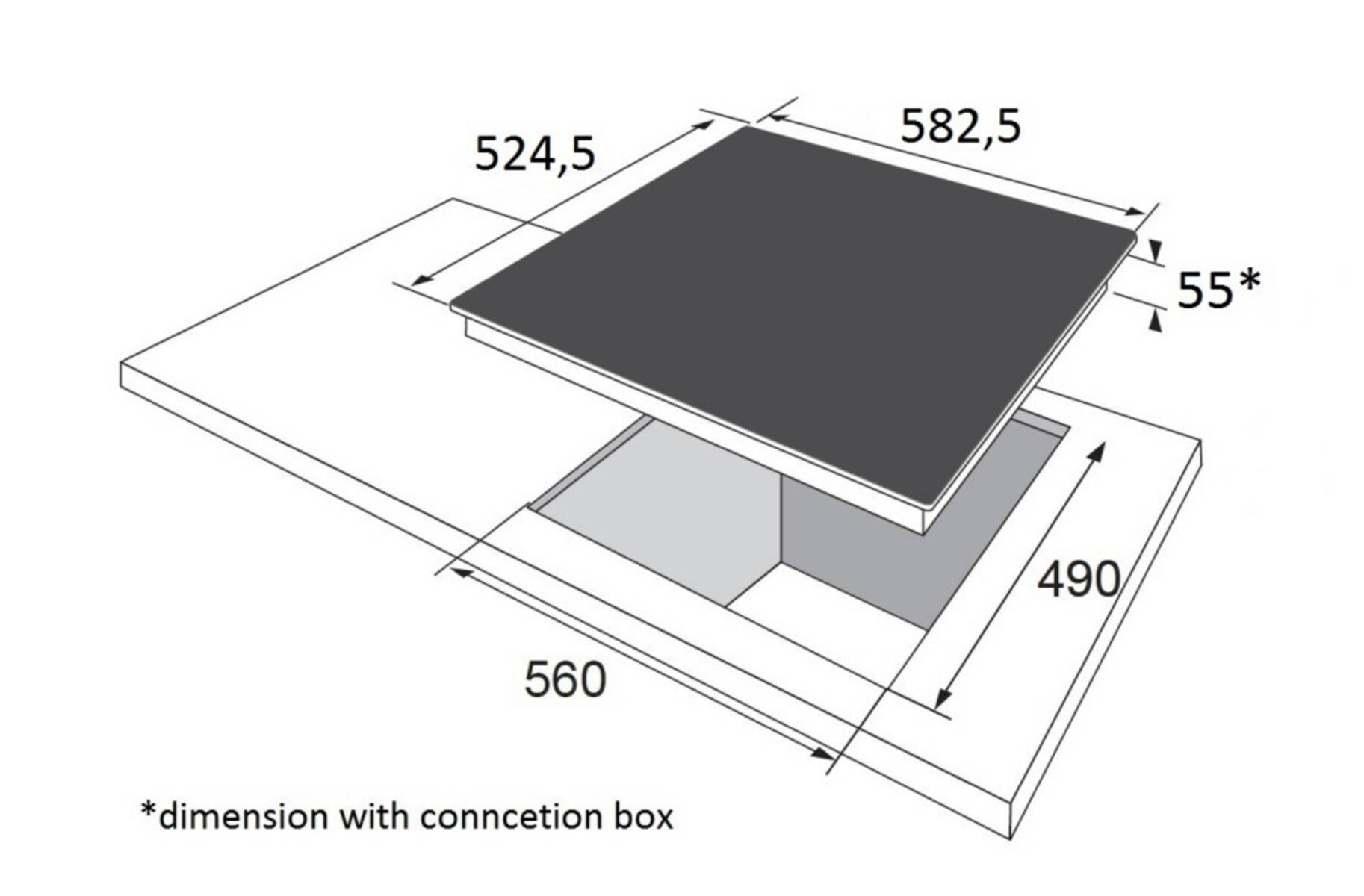 Amica EB-Autark-Kochfeld Indukt. KMI 13321 A