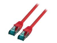 EFB RJ45 Patchkabel S/FTP, Cat.6A, LSZH, 20m, rot