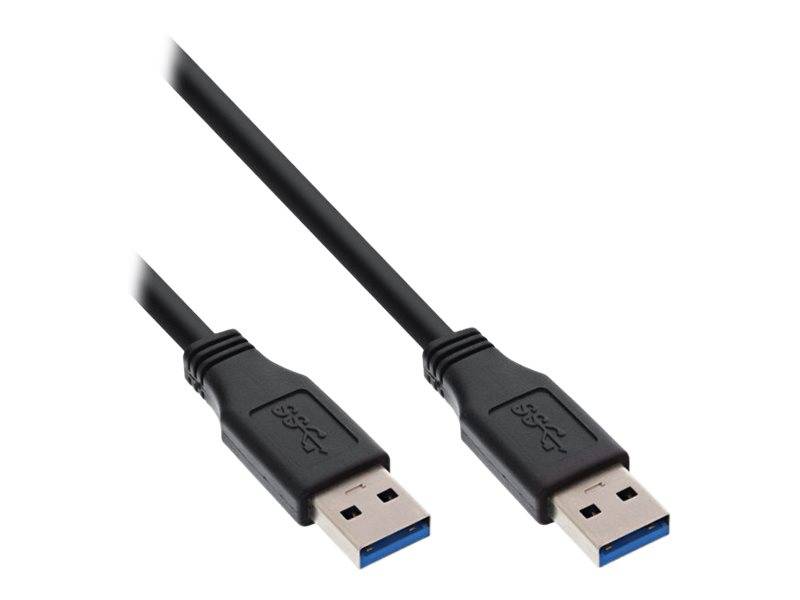 INLINE - USB 3.2 Gen.1 Kabel - A an A - schwarz - 1m