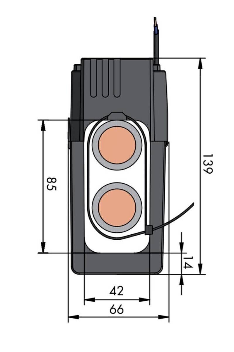 WAGO GmbH & Co. KG Kabelumbau-Stromwandler 855-5105/400-001