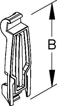 Niedax Kabelhalteklammer LFGKH 100