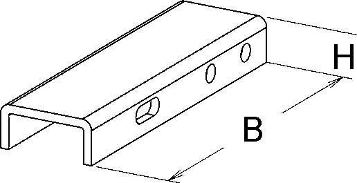 Niedax GFK-Verbinder PR-MC 10 GH
