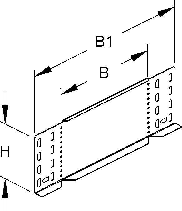 Niedax Reduzier-/Abschlussstück RA 110.600 F