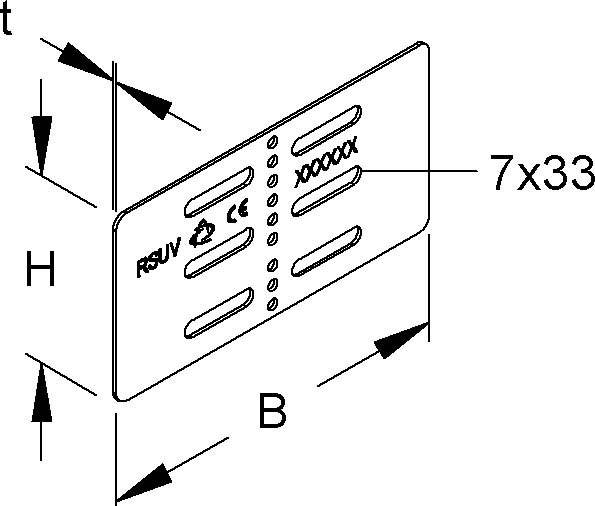 Niedax Universalverbinder RSUV 100-1.5 E3