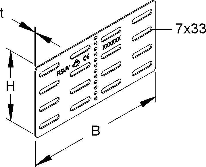 Niedax Universalverbinder RSUV 110-1.5/200 S