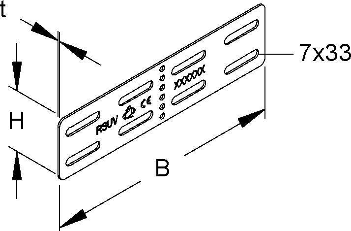 Niedax Universalverbinder RSUV 60-1.5/200 S
