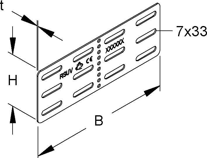 Niedax Universalverbinder RSUV 85-1.5/200 S