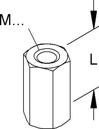 Niedax Verbindungsmuffe M10 VBSM 10 E3