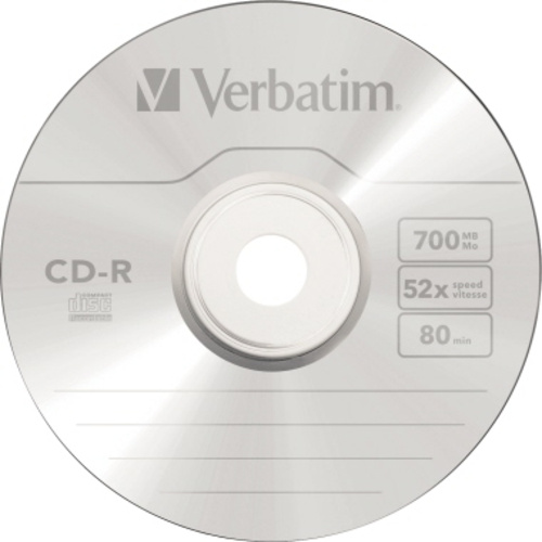 Verbatim CD-R 43327 52x 700MB 80Min. Jewelcase 10 St./Pack.