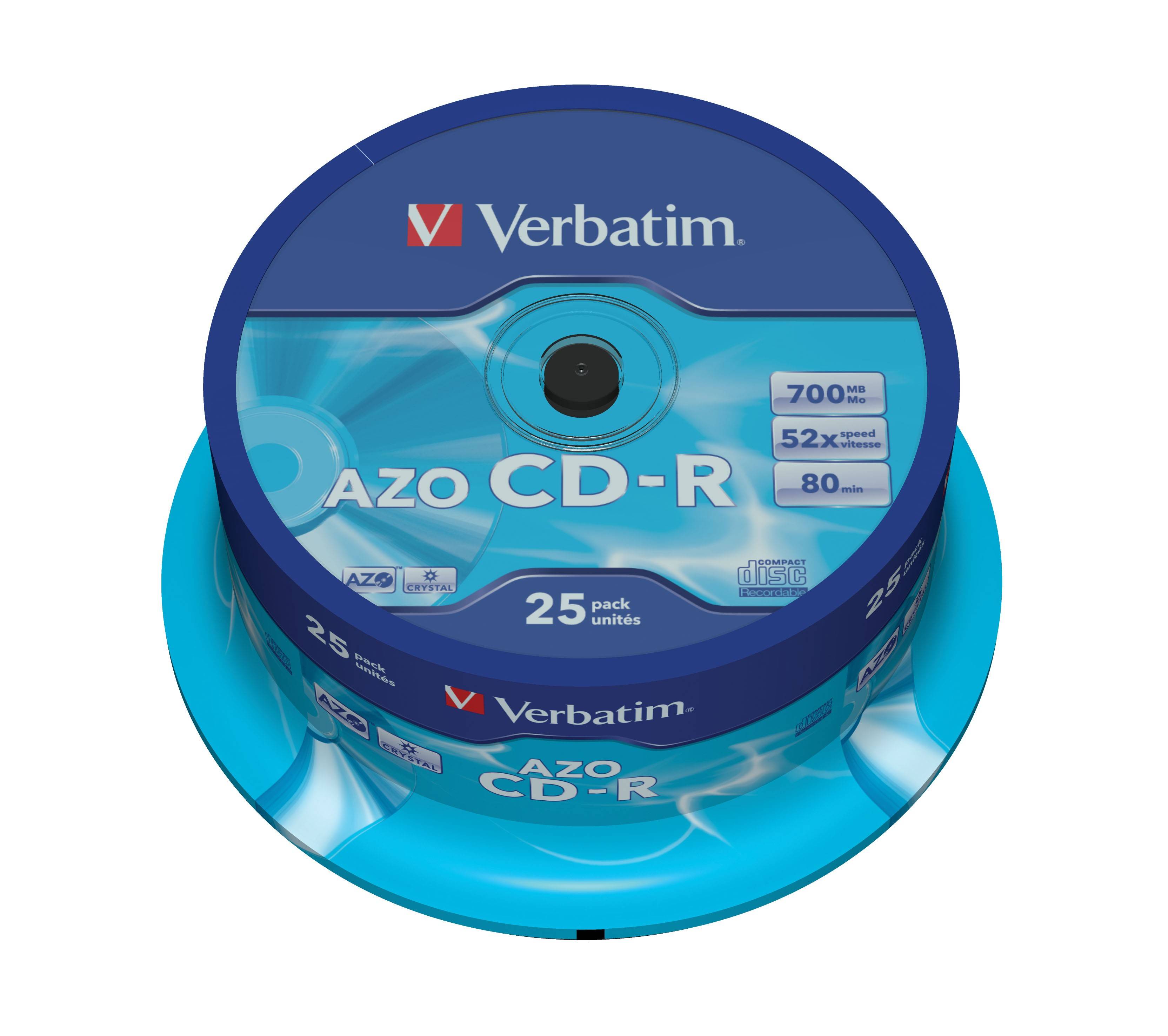 Verbatim - 25 x CD-R (80 Min) 48x
