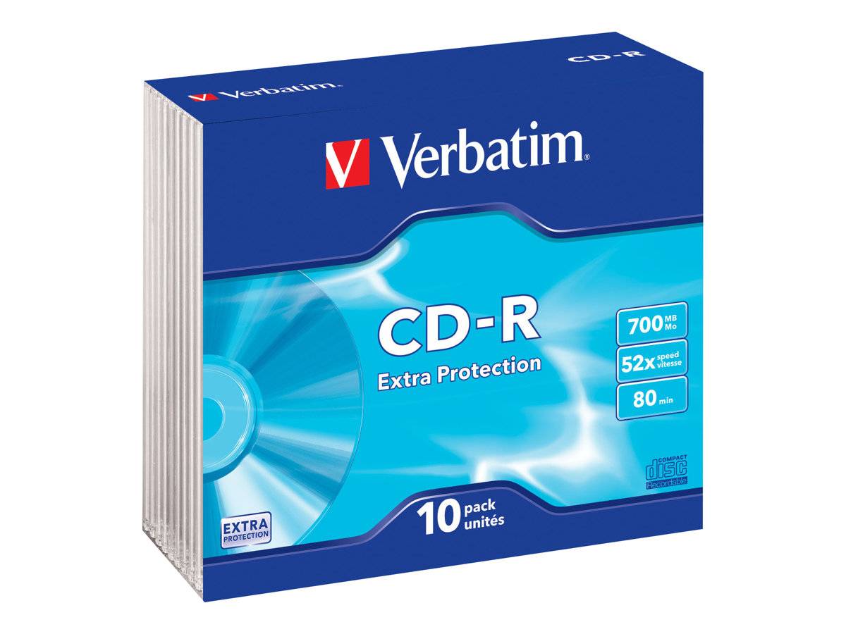 Verbatim - 10 x CD-R - 700 MB (80 Min) 52x