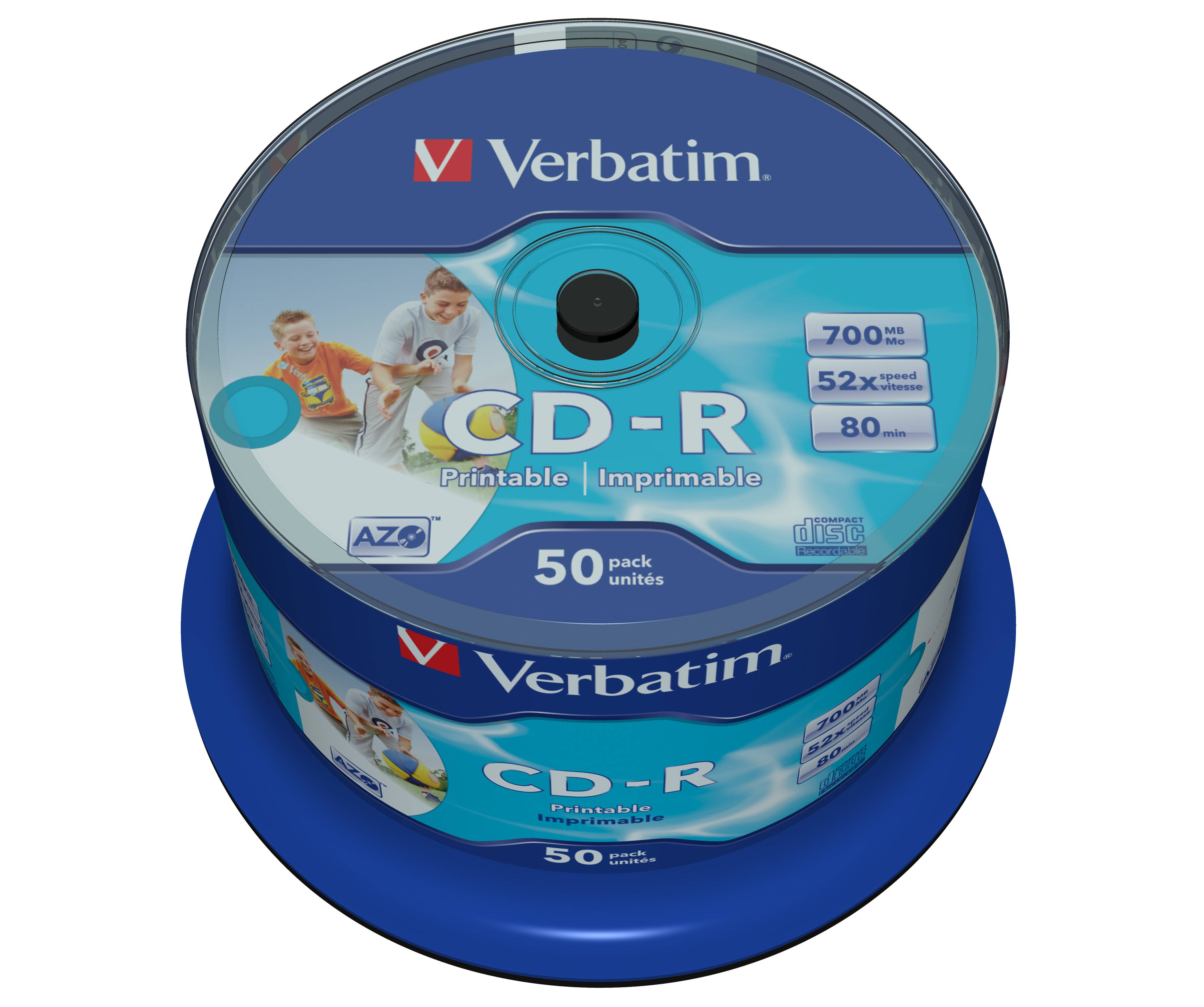 Verbatim DataLifePlus - 50 x CD-R - 700 MB 52x