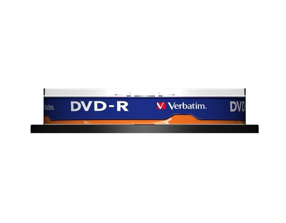Verbatim - 10 x DVD-R - 4.7 GB 16x - mattsilber