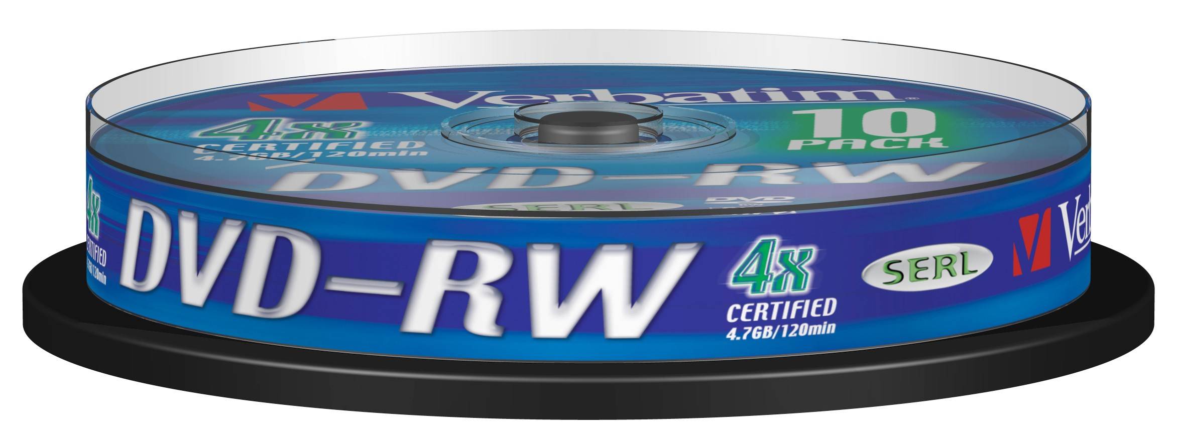 Verbatim DataLifePlus - 10 x DVD-RW - 4.7 GB 4x