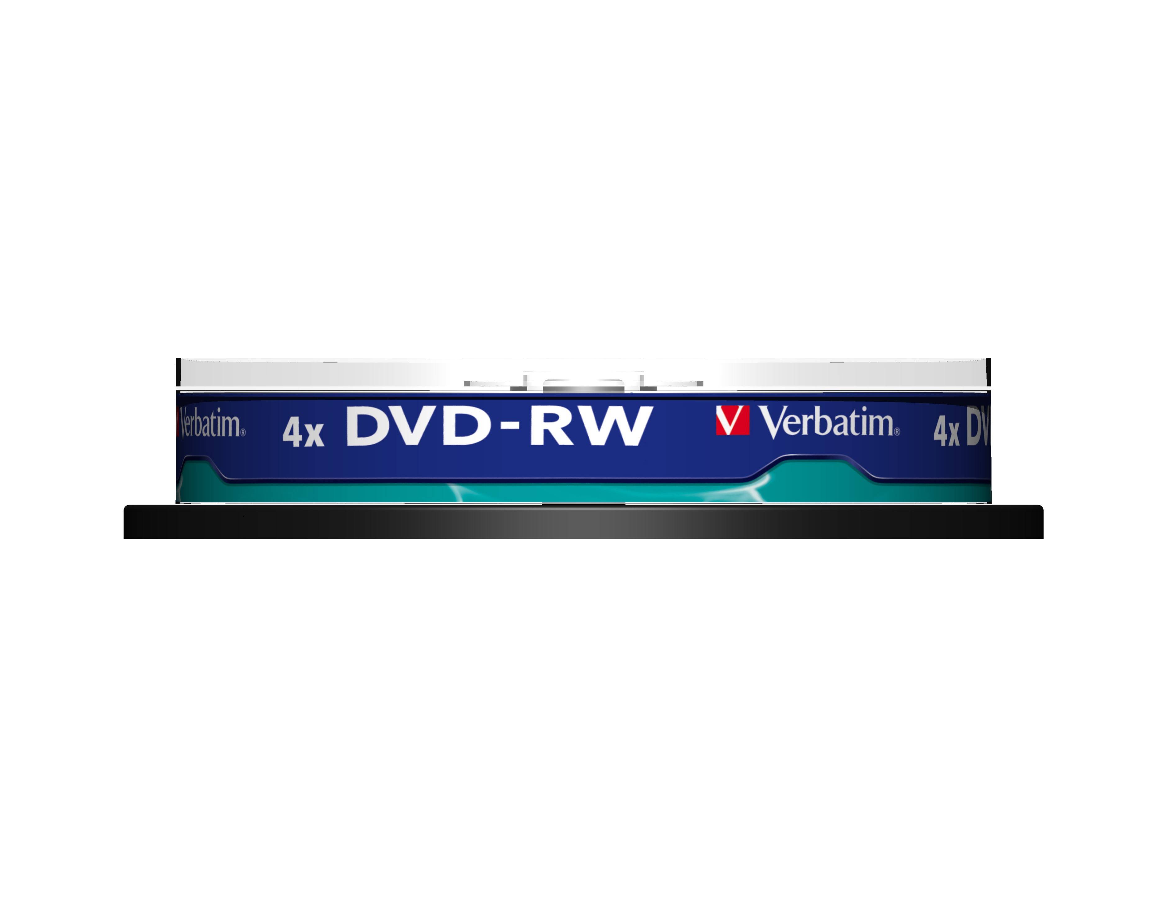 Verbatim DataLifePlus - 10 x DVD-RW - 4.7 GB 4x