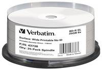 Verbatim - 25 x BD-R - 25 GB 6x - breite bedruckbare Oberfläche