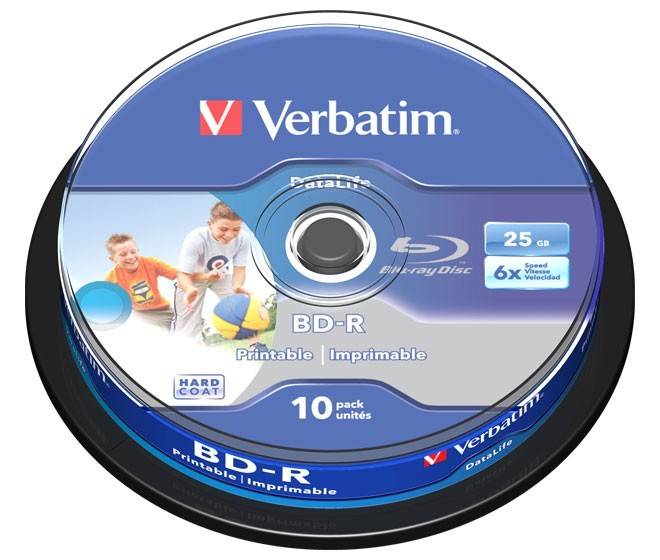 Verbatim BD-R 25GB/1-6x VERBATIM 43804(VE10)